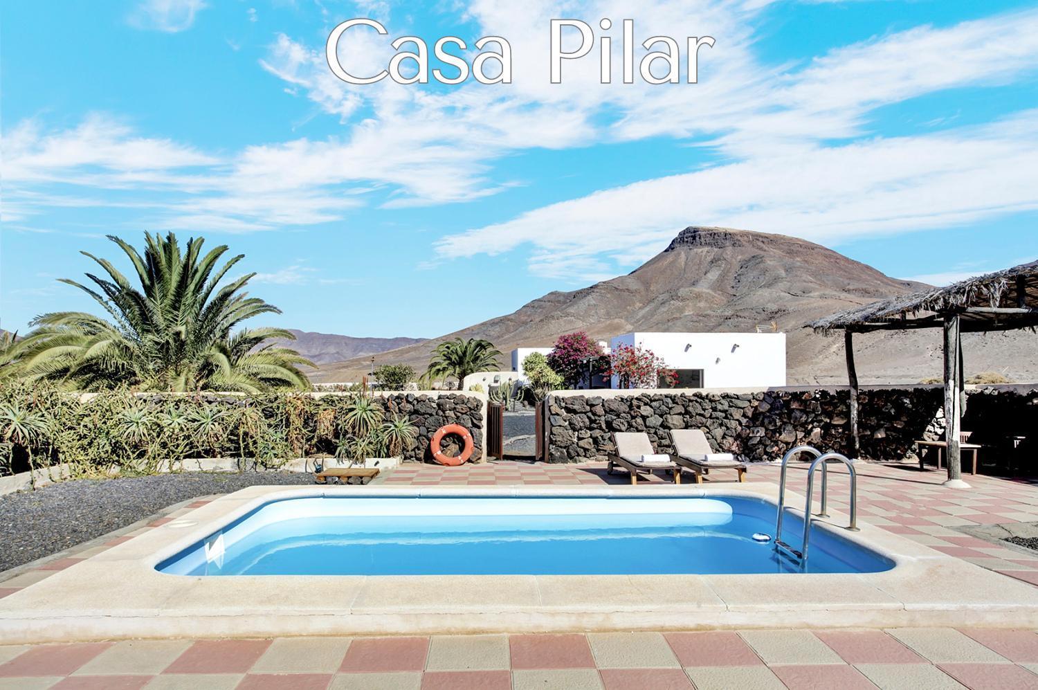 Casa Pilar, Aurora Y Tarabilla En Finca Ecologica Teguitar Exterior foto