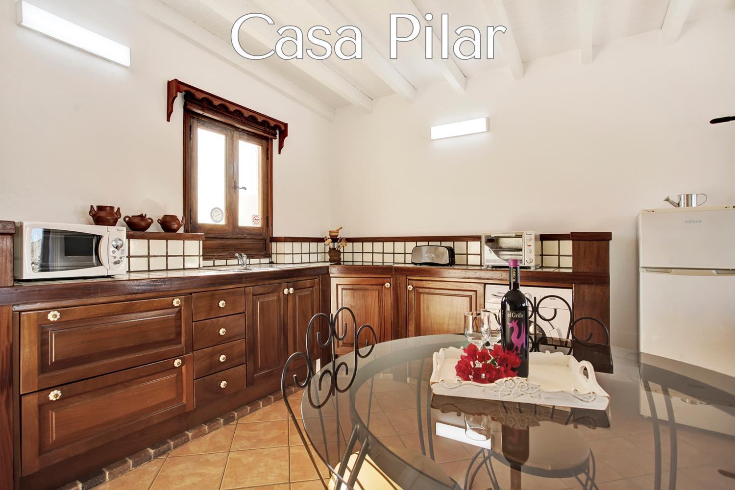 Casa Pilar, Aurora Y Tarabilla En Finca Ecologica Teguitar Exterior foto