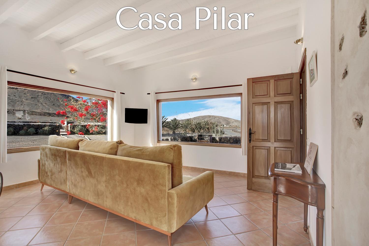 Casa Pilar, Aurora Y Tarabilla En Finca Ecologica Teguitar Exterior foto